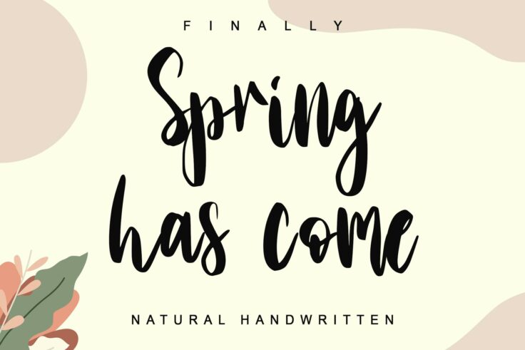 View Information about Spring Has Come Font