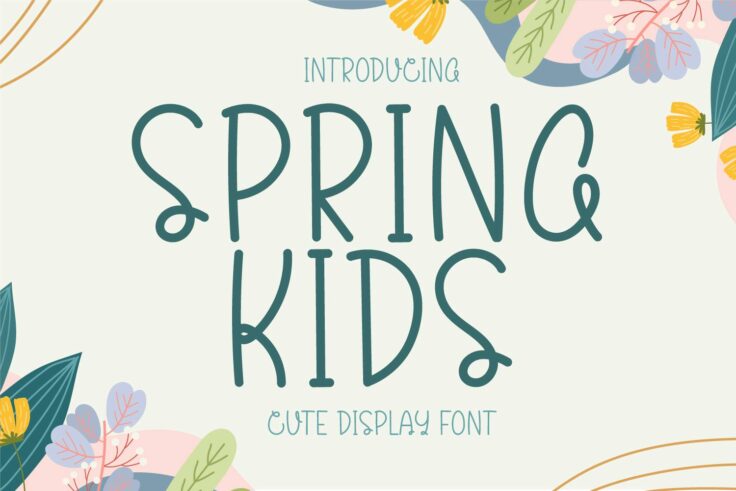 View Information about Spring Kids Font