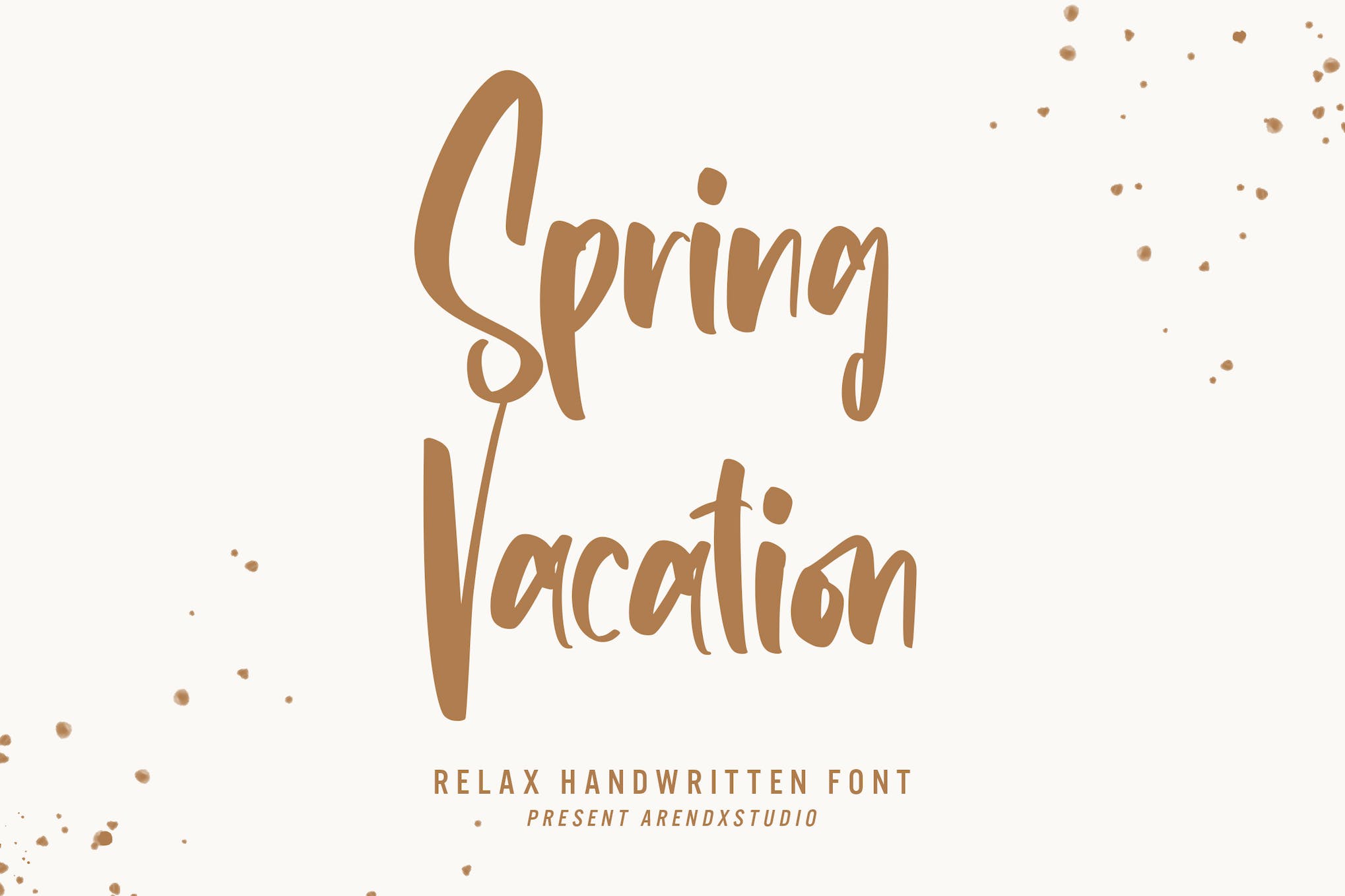 Spring Vacation - Relax Handwritten Font