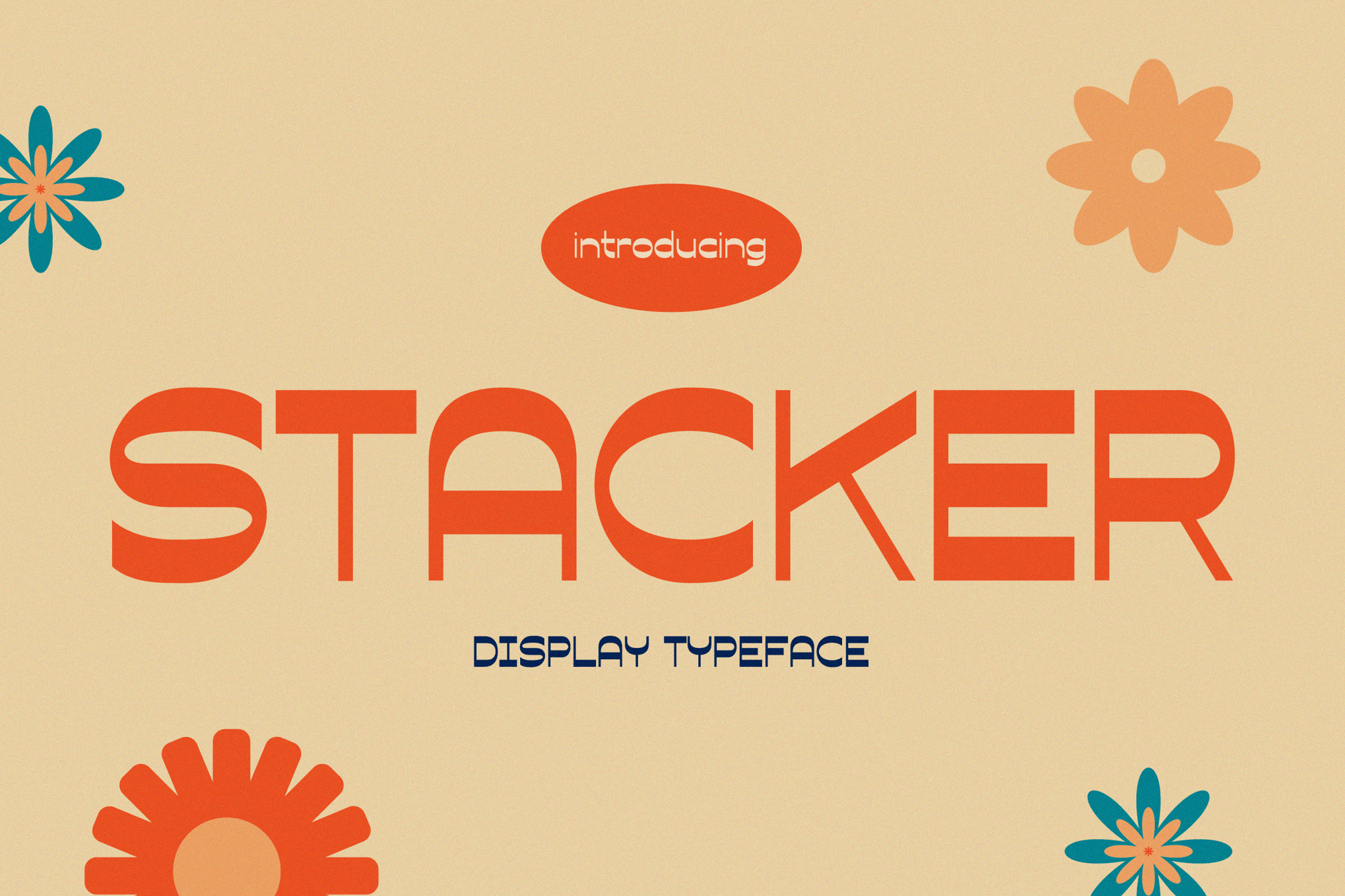 Stacker - Groovy Retro Font