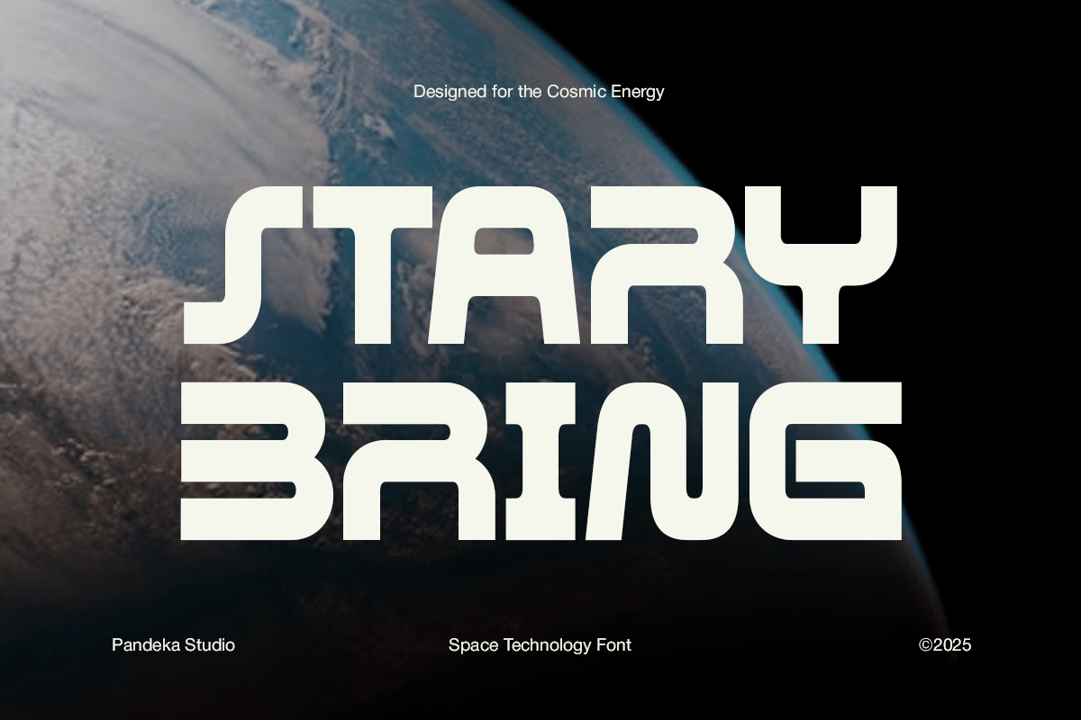 Stary Bring - Sci-Fi Technology Font