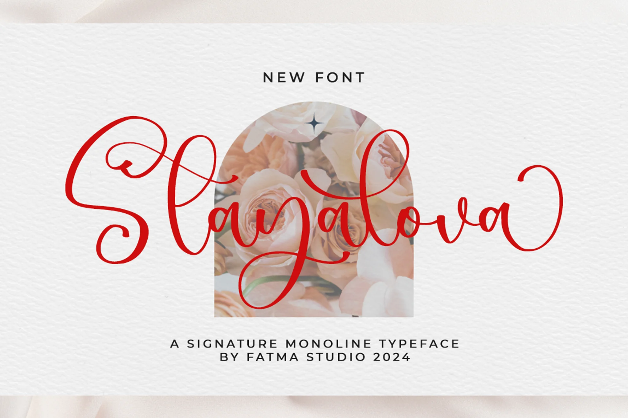 Stayalova - Monoline Script Font