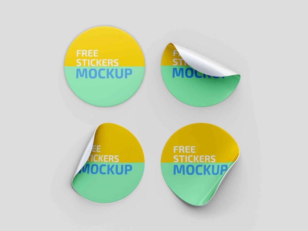 Download 15 Free Sticker Mockup Templates Design Shack