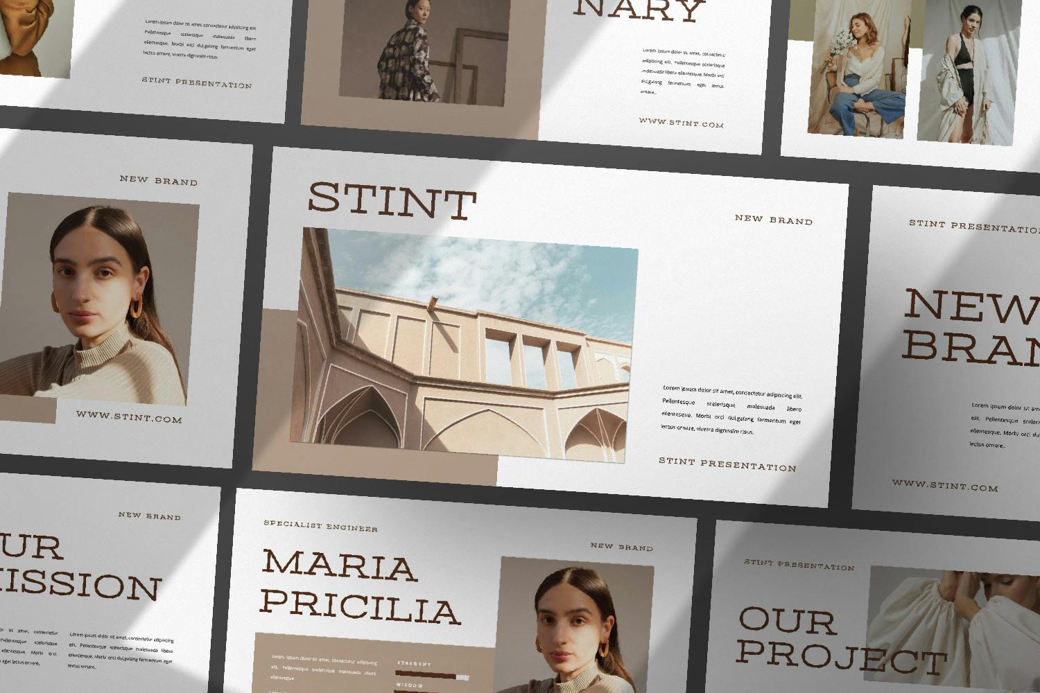 Stint - Creative Brand Presentation Template