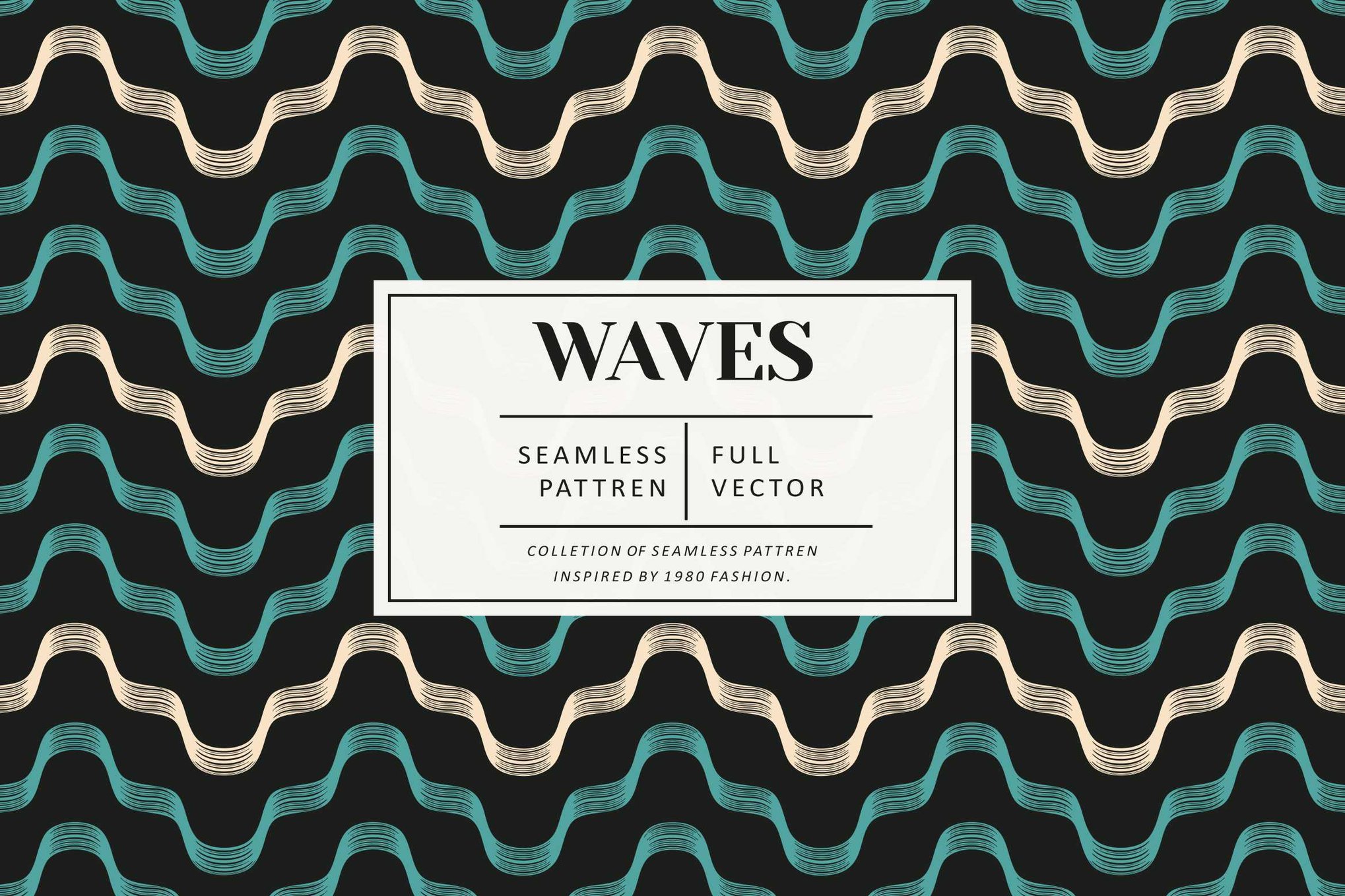 Stripes & Waves Texture Pattern