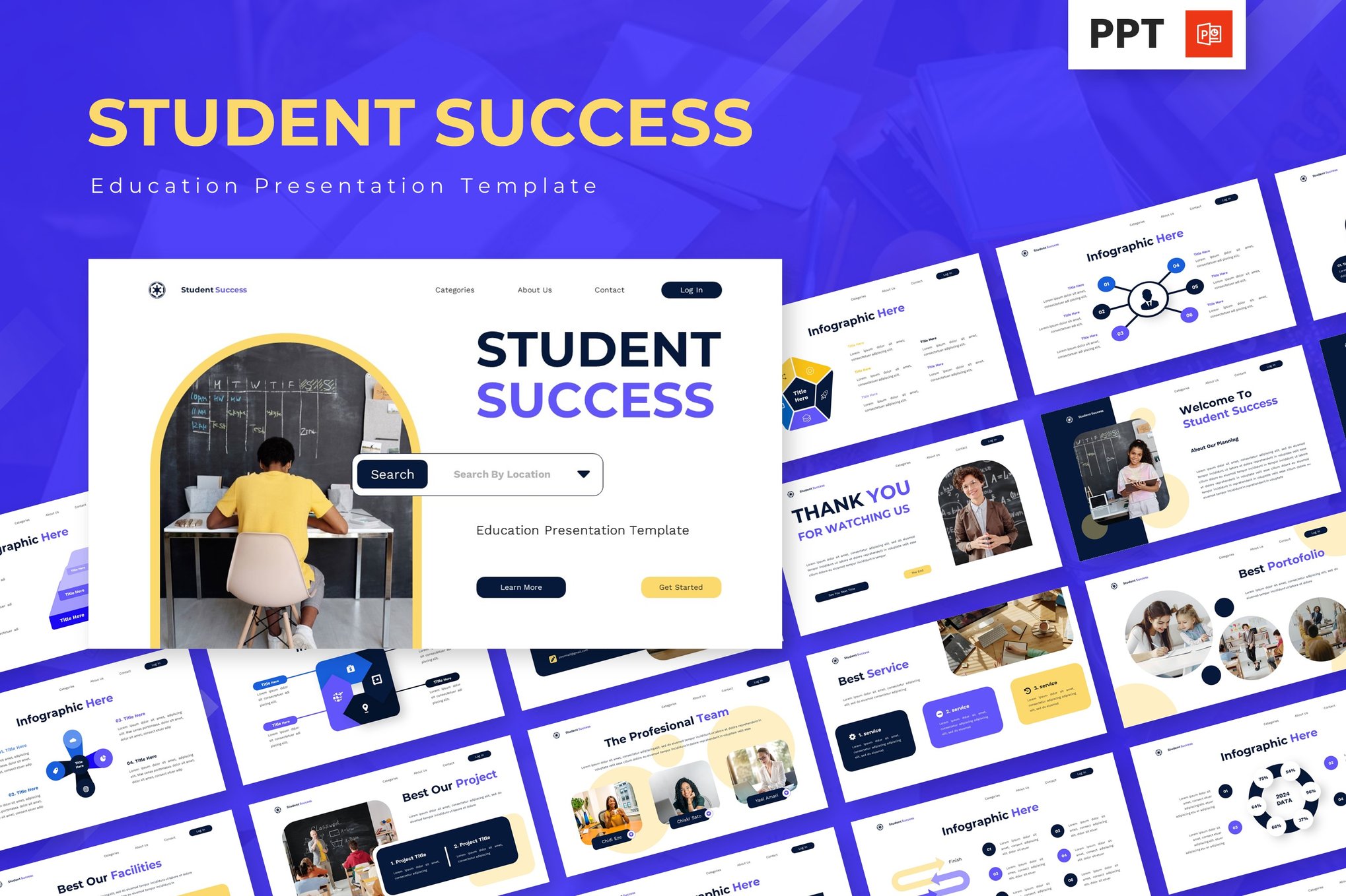 Student Success - Education Powerpoint Templates