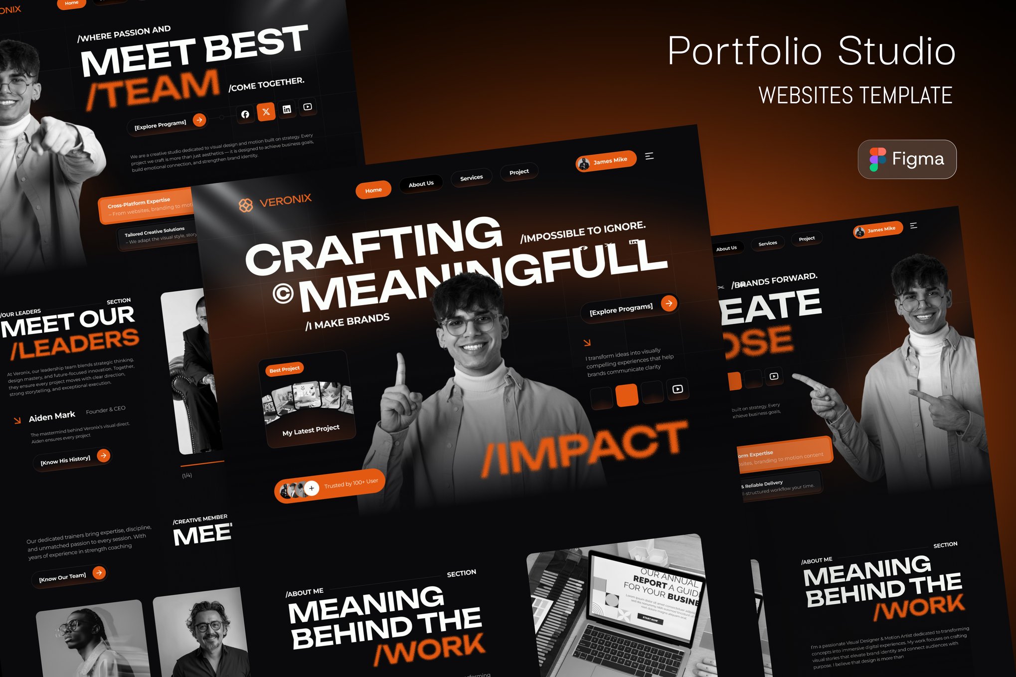 Studio & Agency Figma Portfolio Template