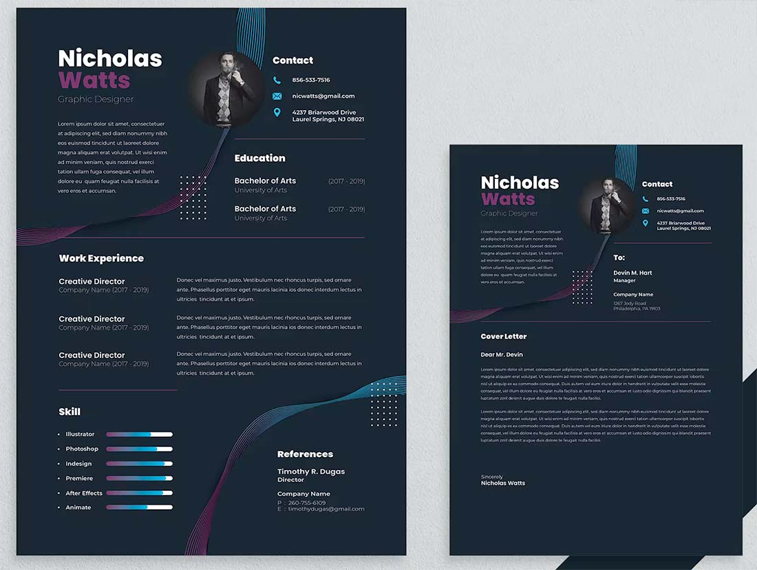 stunning-resume-1 The Resume Debate: Simple + Clean, or Visually Stunning? design tips 