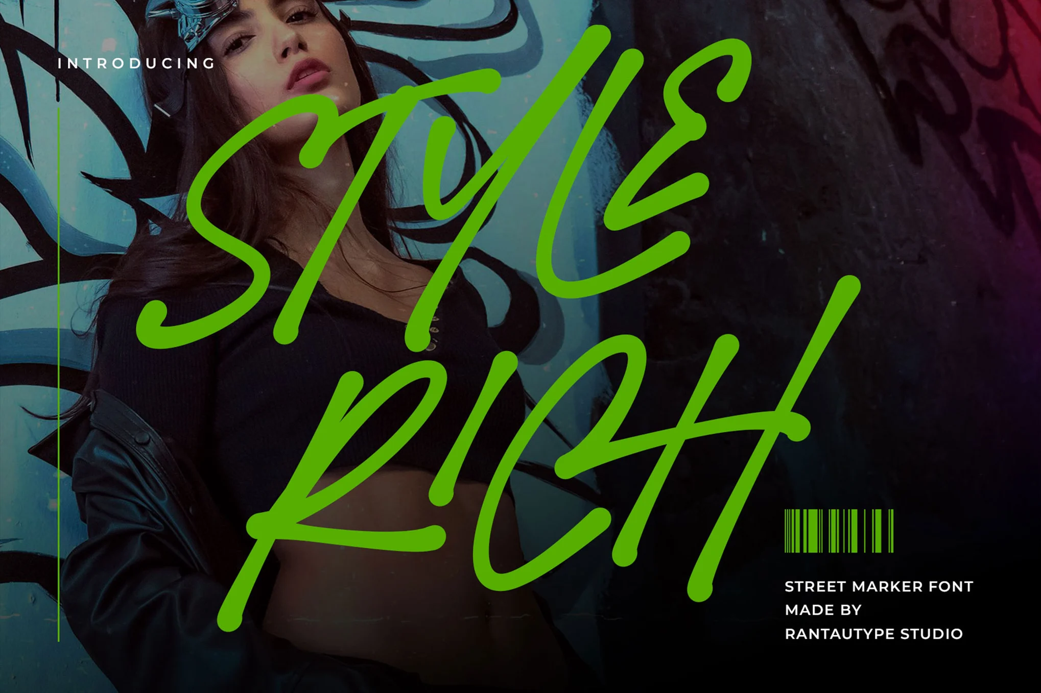 Style Rich - Street Marker Font