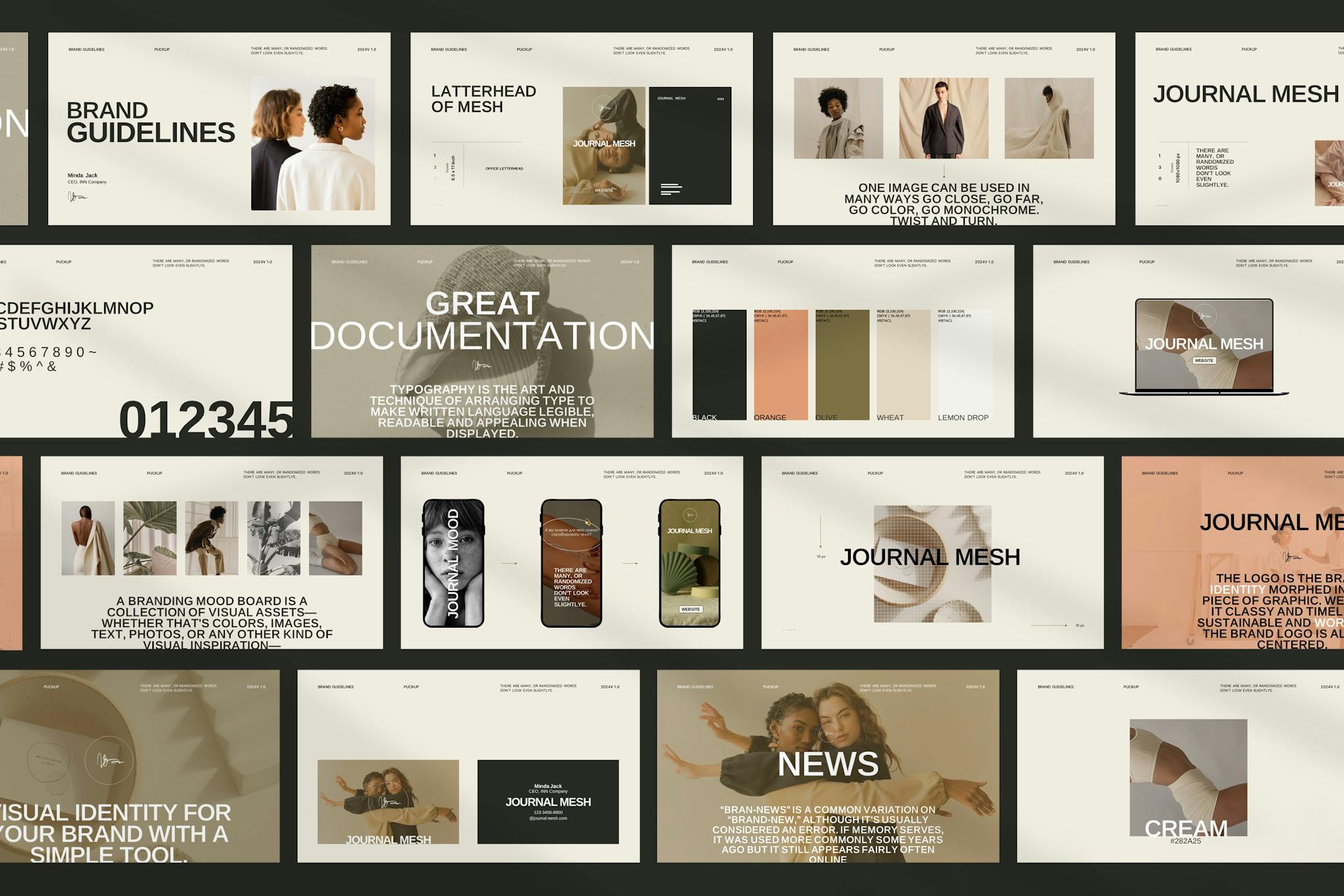 Stylish Brand Guidelines Presentation Template