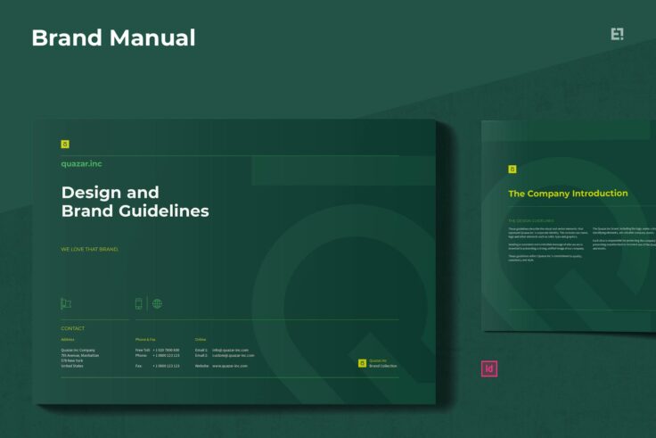 View Information about Stylish Brand Manual & Guideline Template