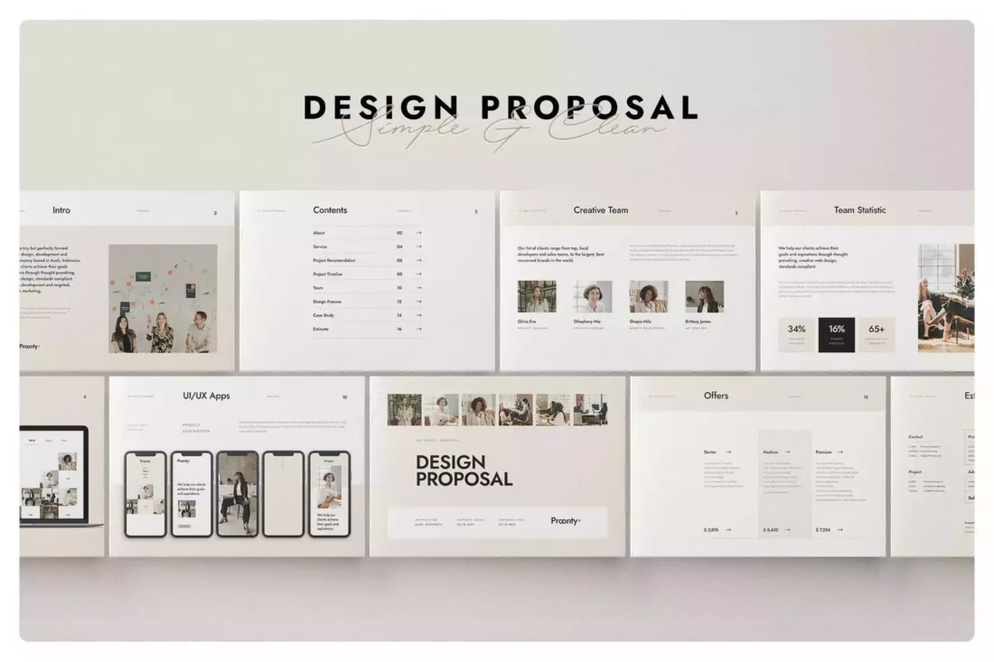 Stylish Business Proposal Template | Design Shack