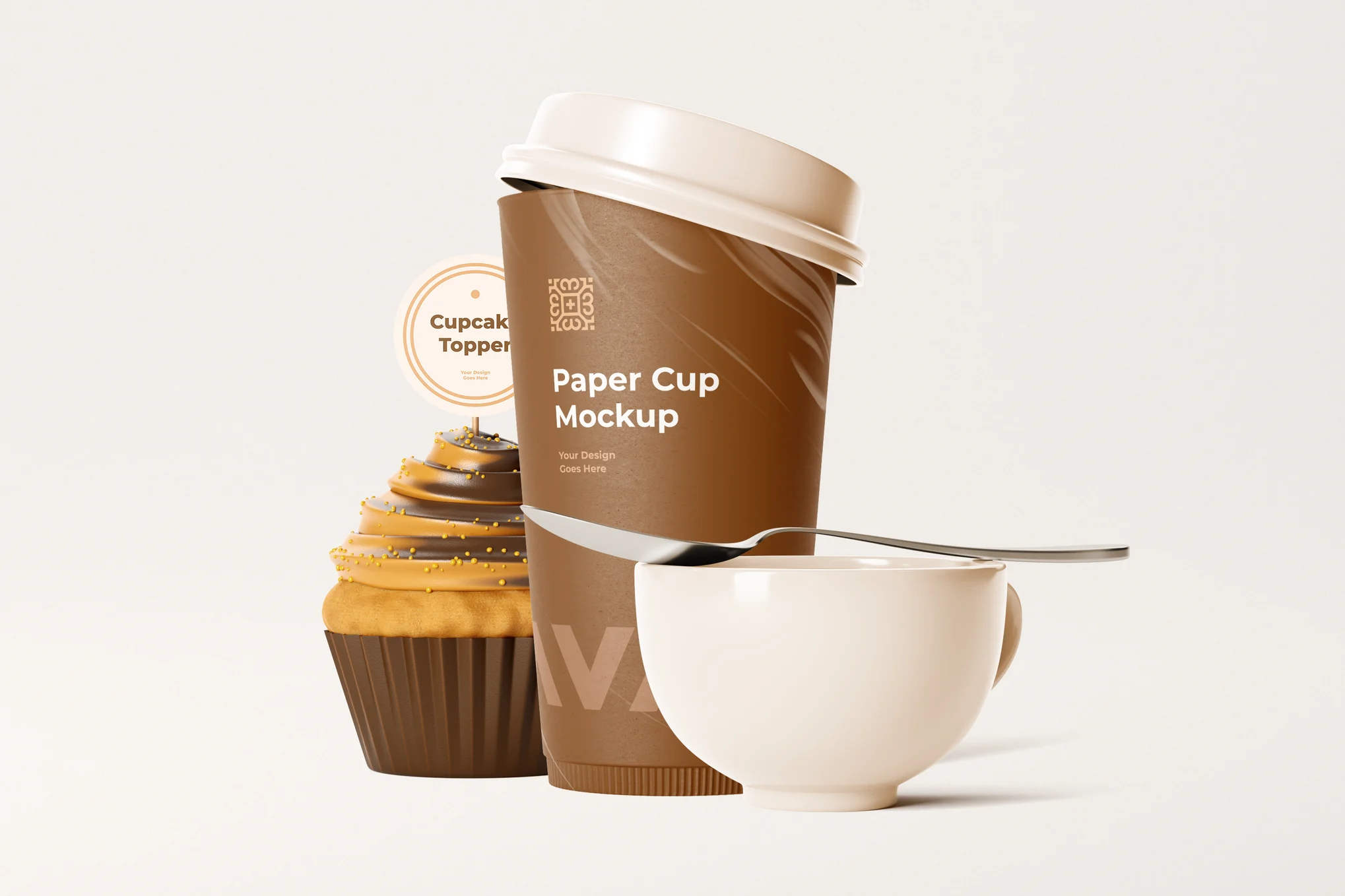 Stylish Coffee Cup Mockup Scene