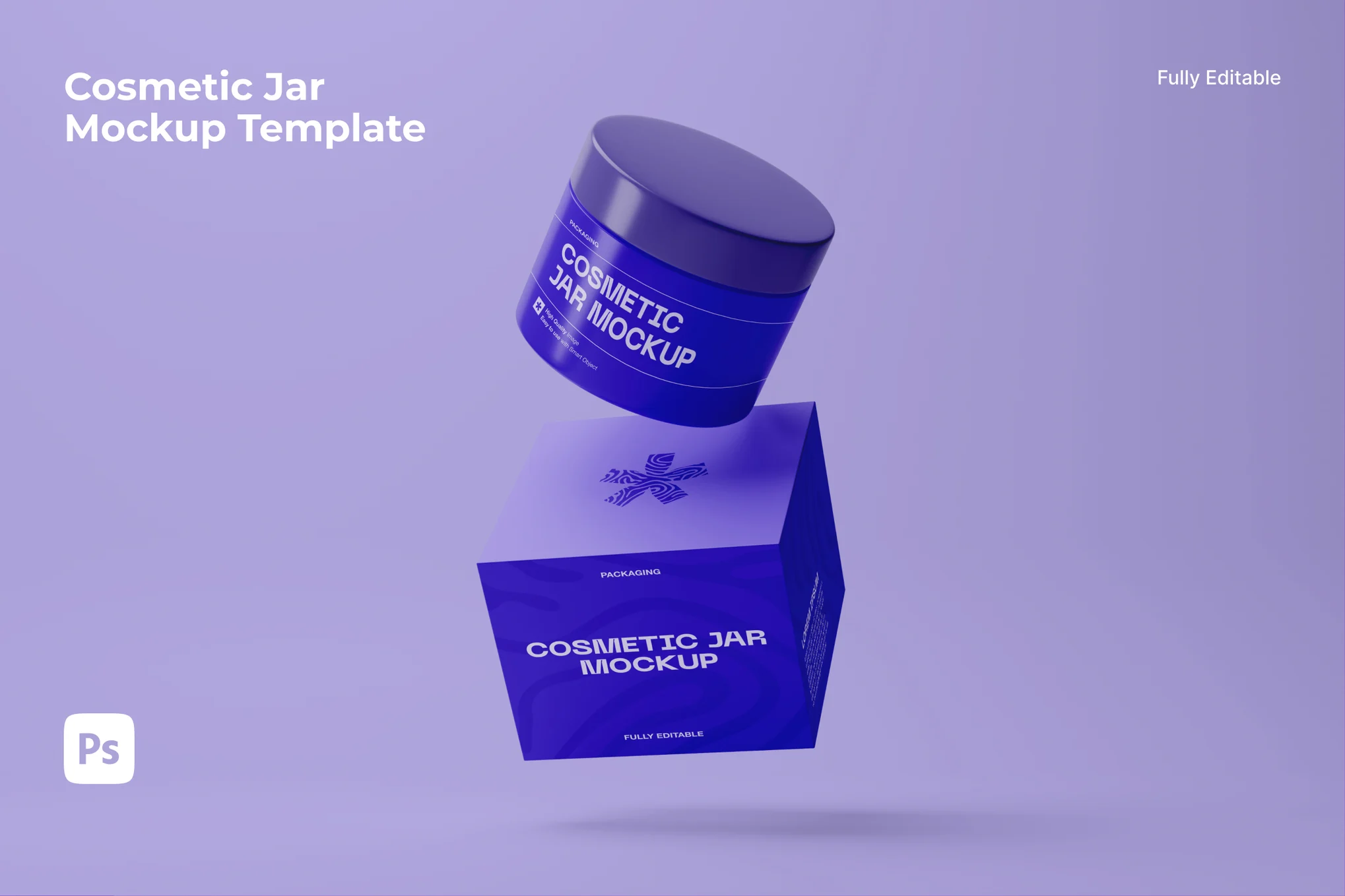 Stylish Cosmetic Jar Mockup