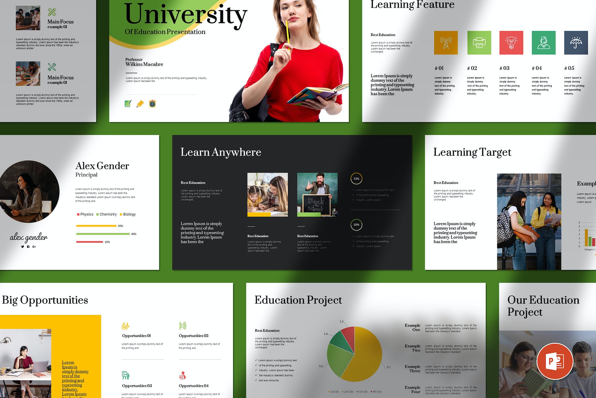 Stylish Education Presentation Template