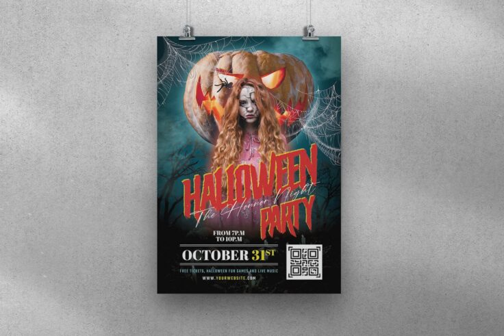 View Information about Stylish Halloween Party Flyer Template