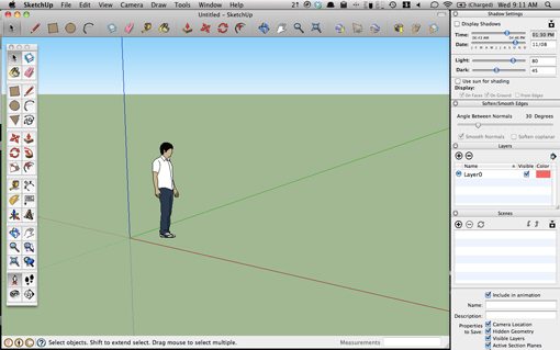 Google Sketchup 3D Modeling Program