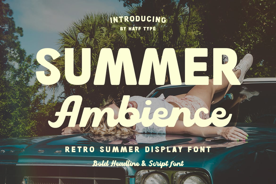 Summer Ambience - Retro Summer Font