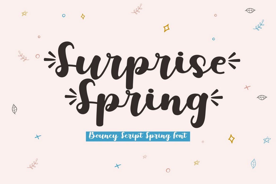 Surprise Spring - Bouncy Script Font