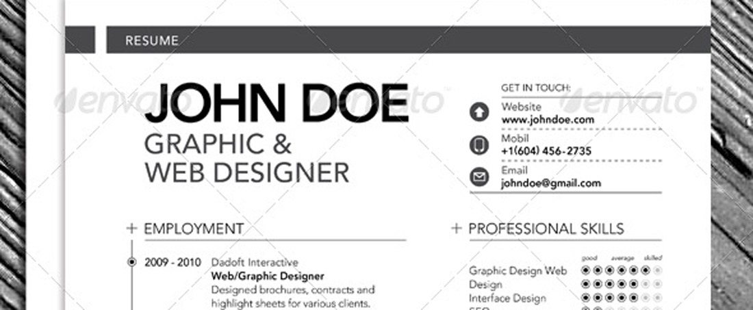 resume design