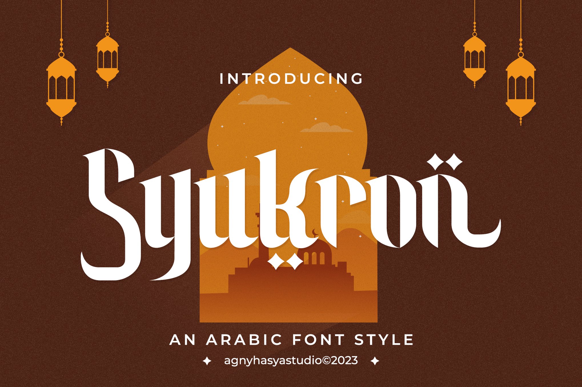 Syukron - fuente de estilo turco