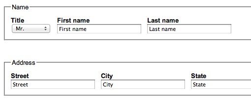 Man in Blue: Form Examples