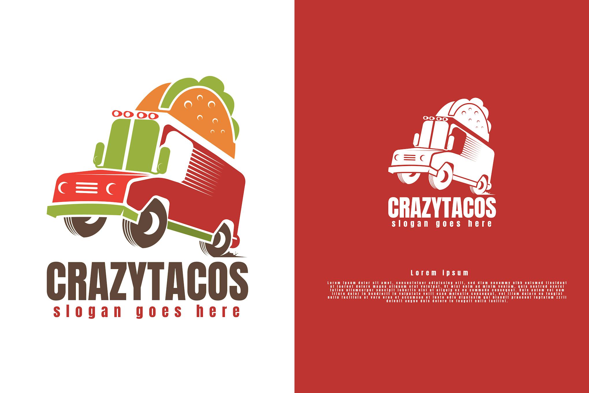 Tacos Truck Logo Template