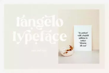 Second alternate image for Tangelo Elegant Modern Typeface