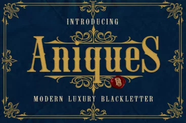 Aniques Luxury Tattoo Font
