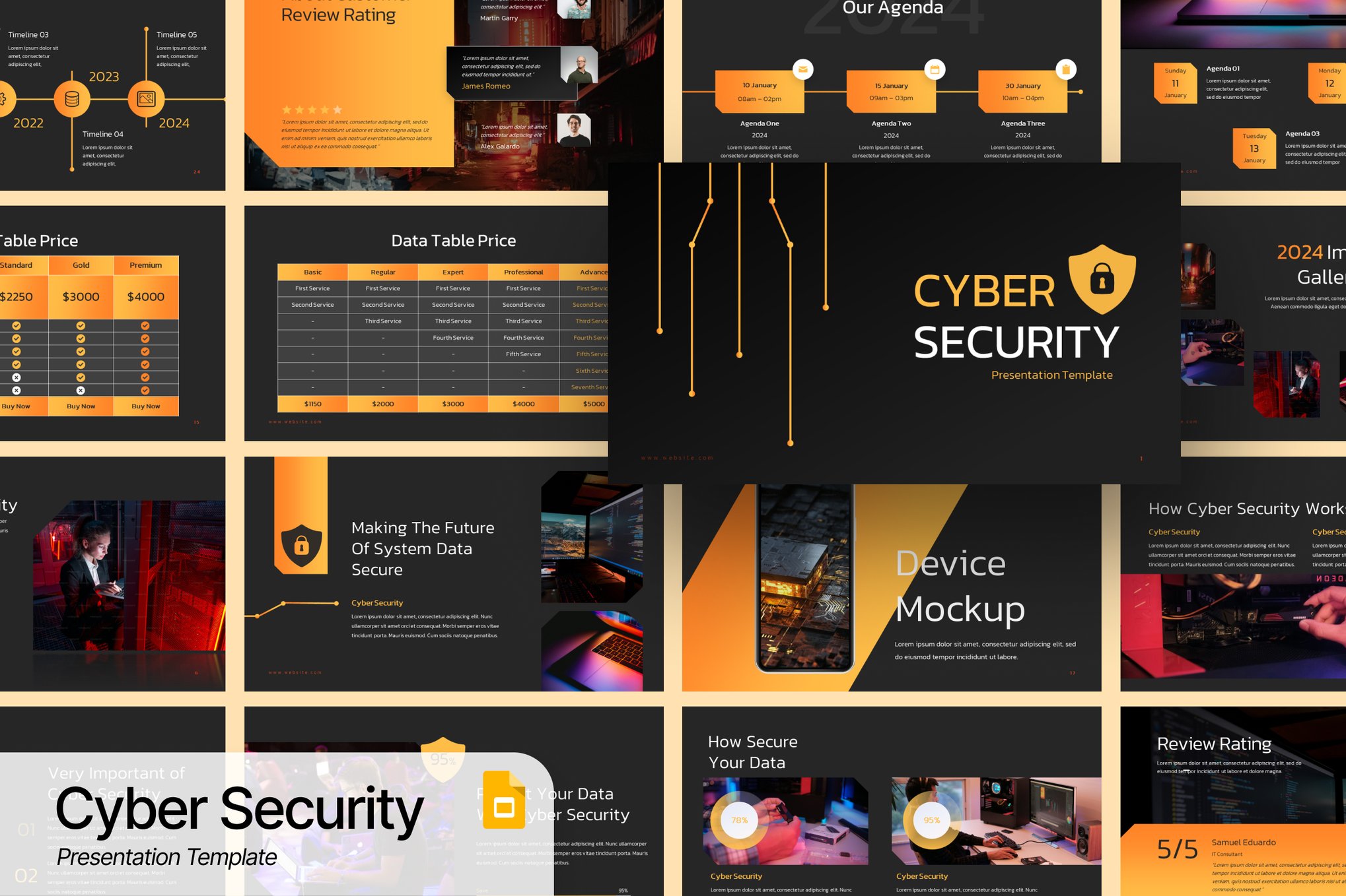 Technology & Cyber Security PowerPoint Template