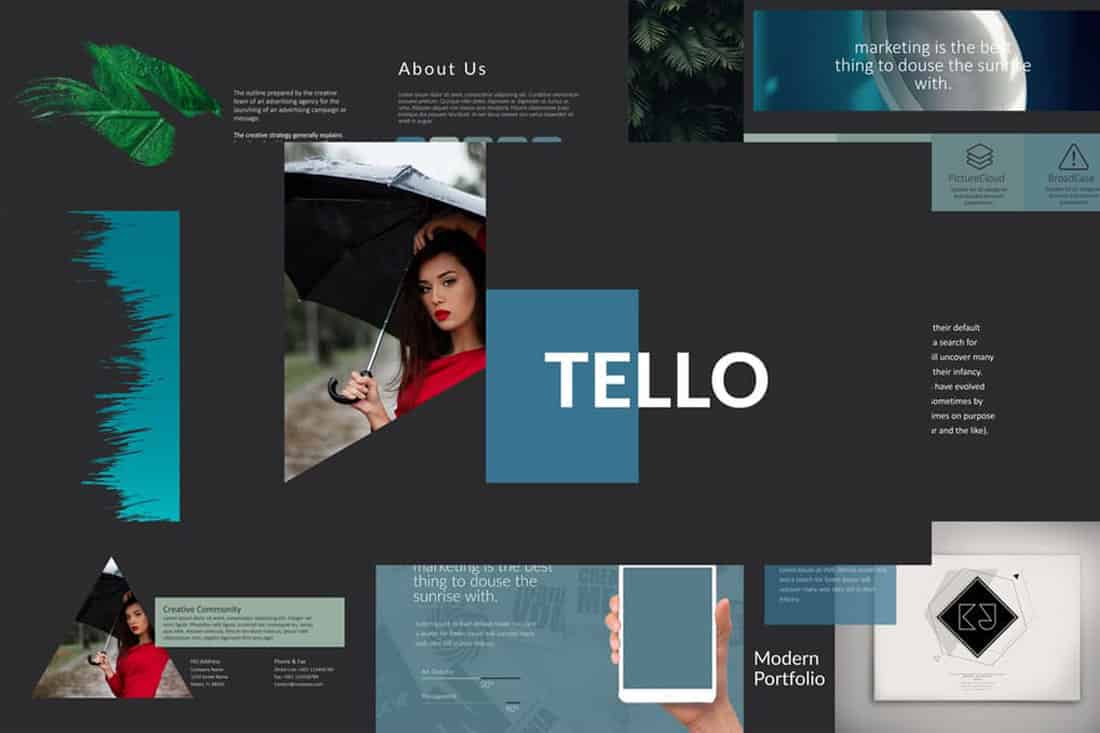 tello 20 Stylish PowerPoint Color Schemes design tips 