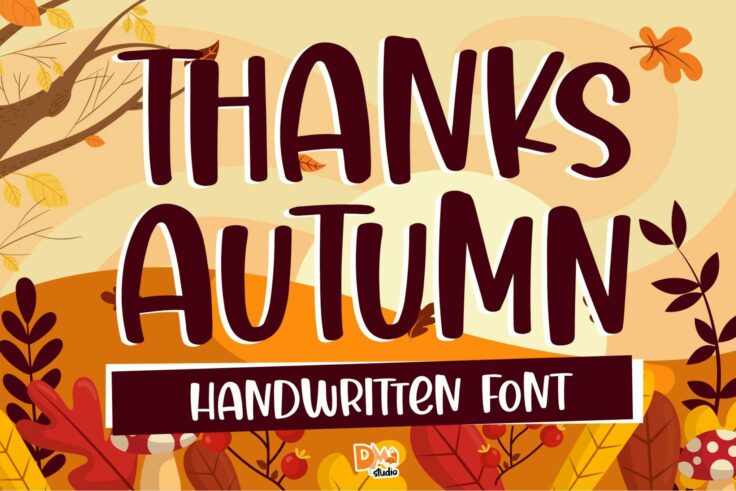 View Information about Thanks Autumn Fall Font