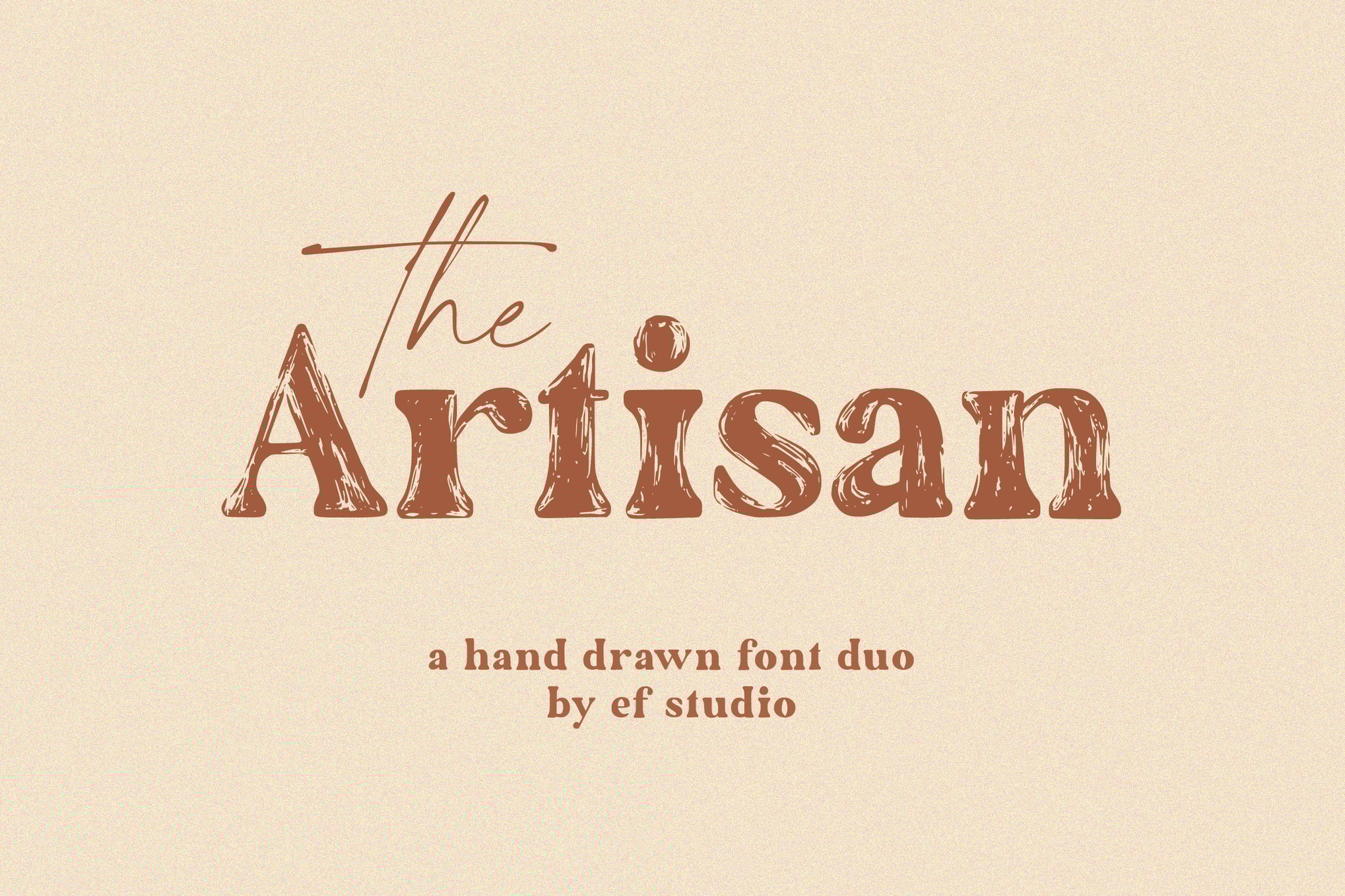 The Artisan - Authentic Hand-Drawn Font