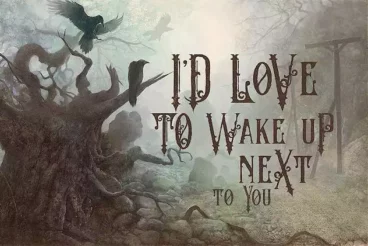 Second alternate image for The Crow Vintage Movie Font