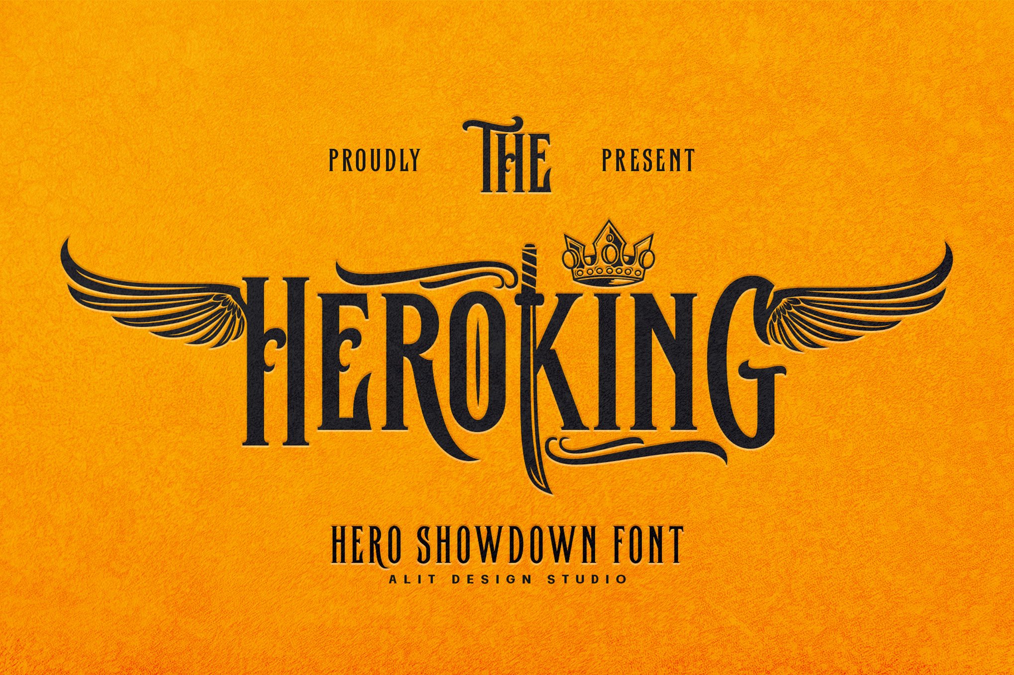 The Hero King - Bold Fairytale Font
