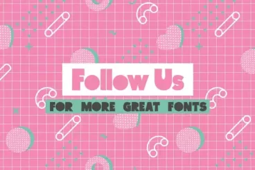 Second alternate image for The Lied Creative Chunky Font