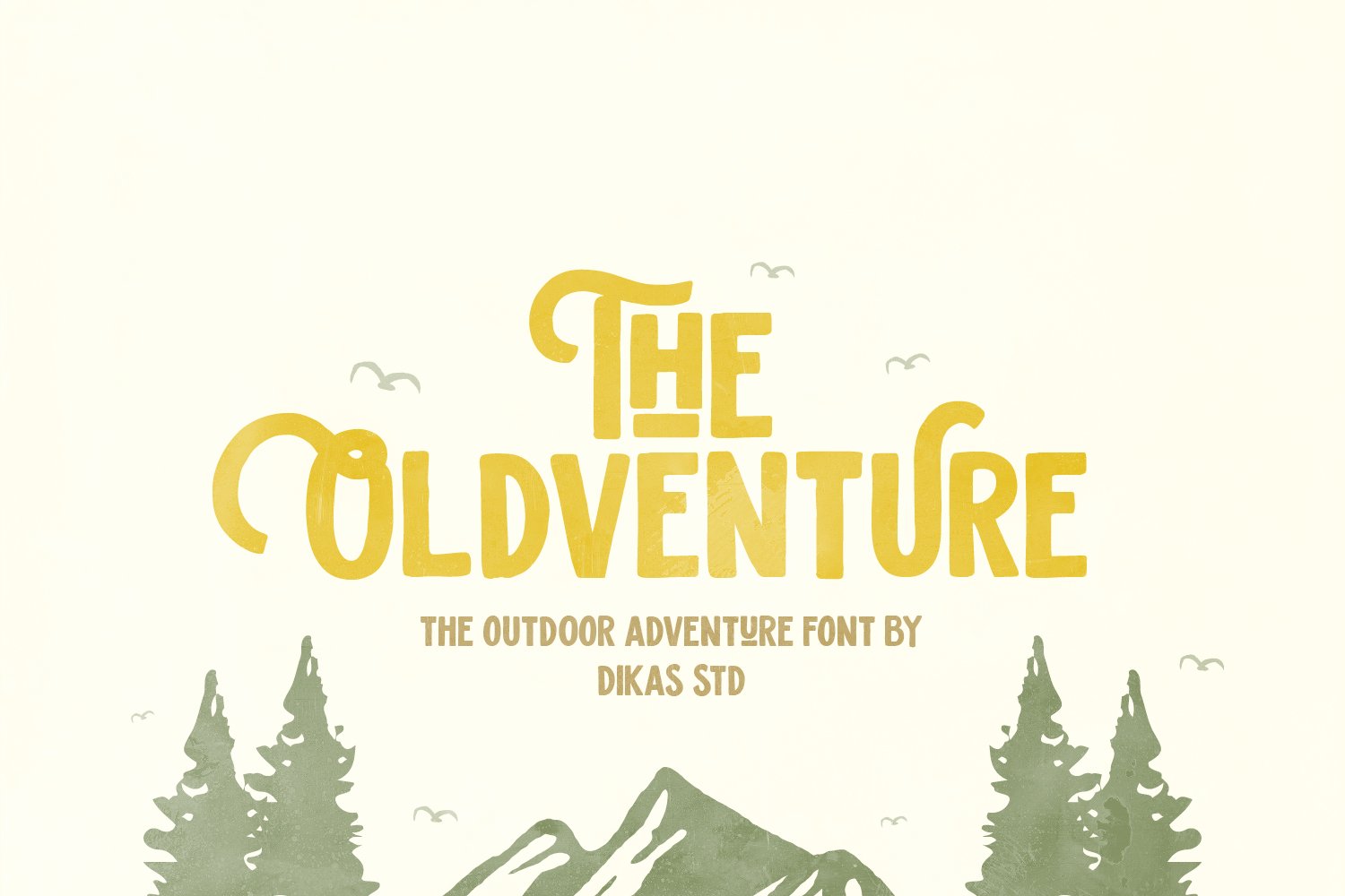 The Oldventure - Outdoor Themed Font