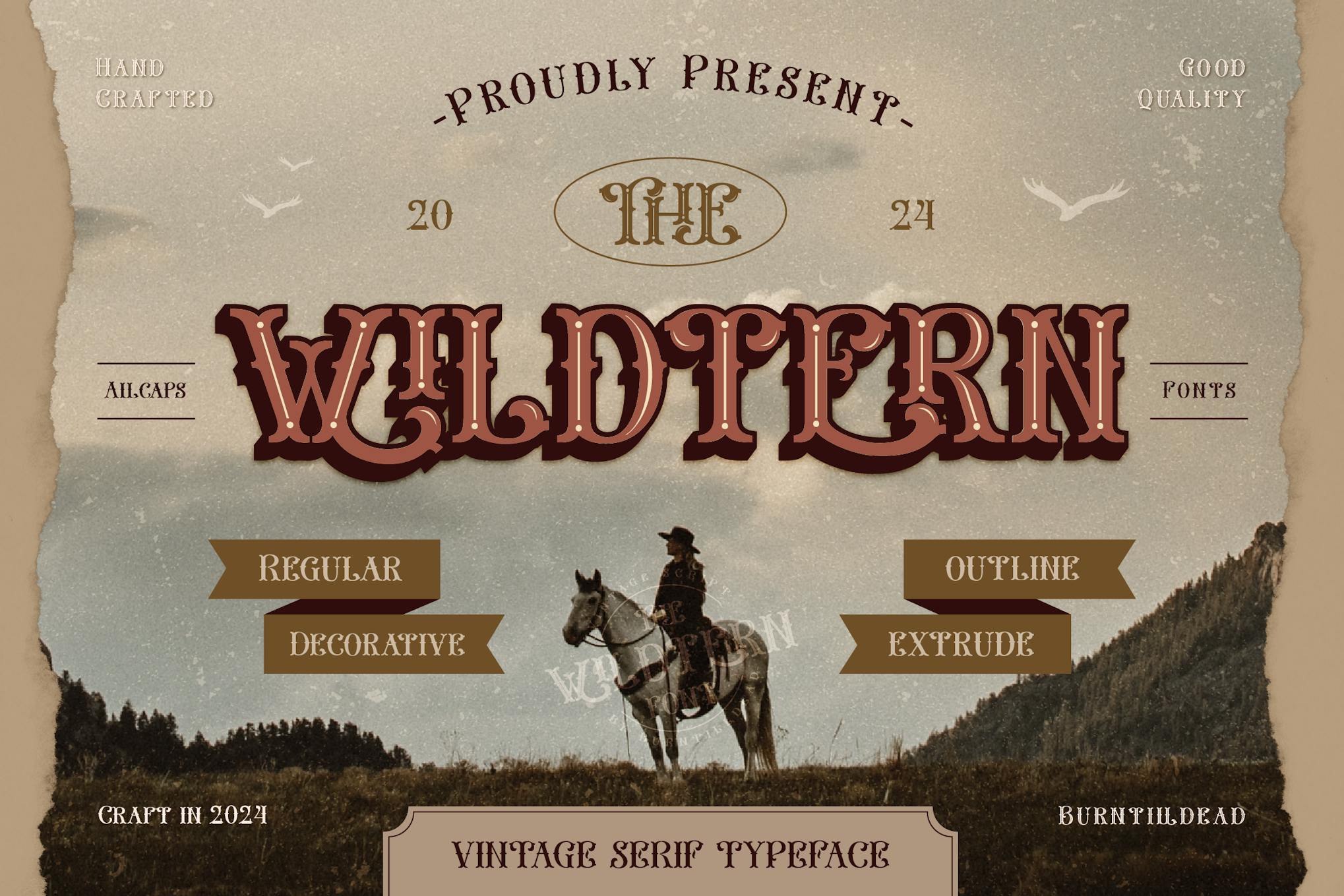 The Wildtern - Vintage Westren Font
