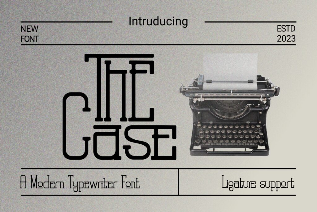 25+ Best Typewriter Fonts (Old, Vintage, Tattoo & More!) | Design Shack