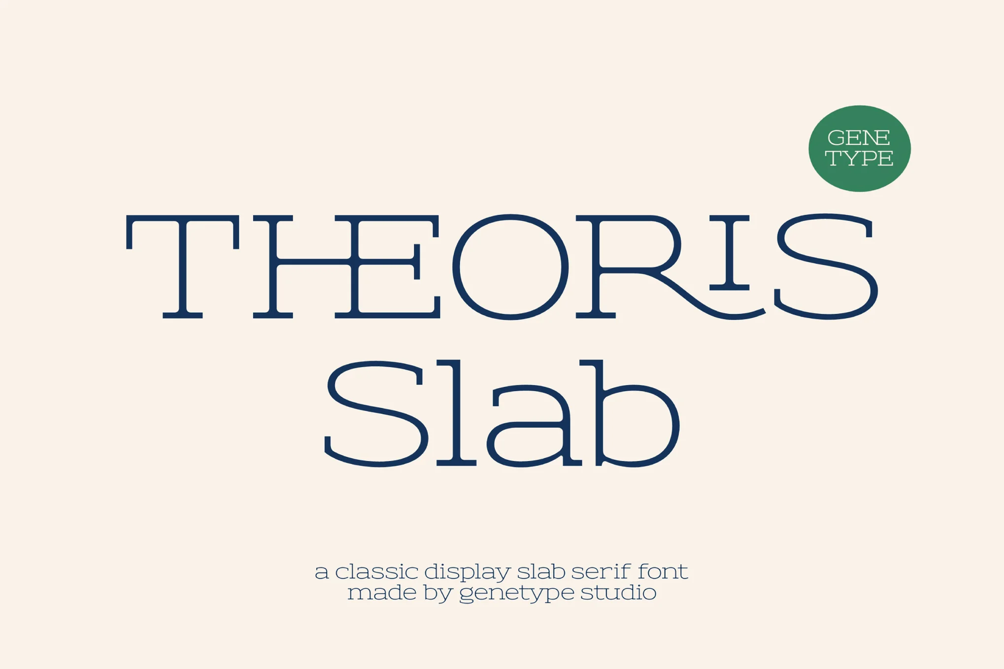 Theoris - Classic Minimal Font