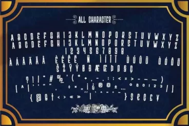 Second alternate image for Thomson Bold Narrow Font