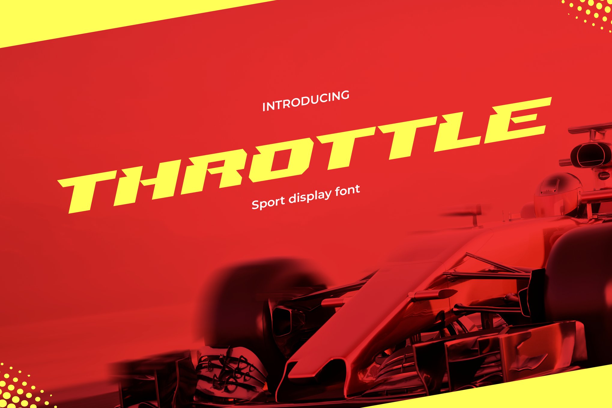 Throttle - Modern Racing Sport Font