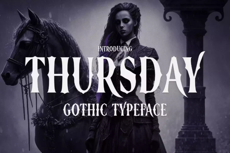 View Information about Thursday Gothic Fantasy Font