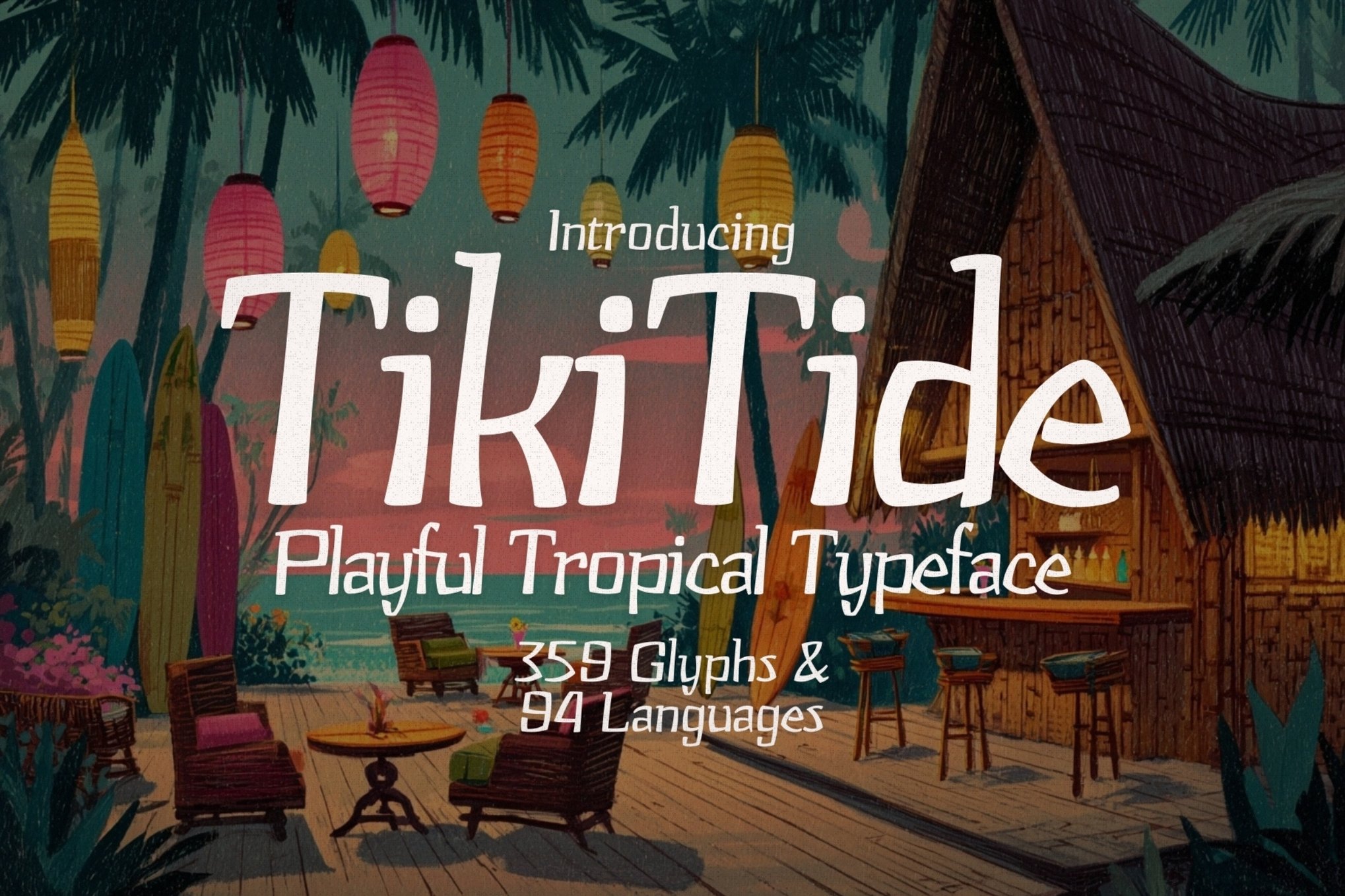 Tiki Tide - Organic Tropical Font