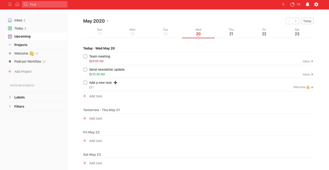 todoist project management