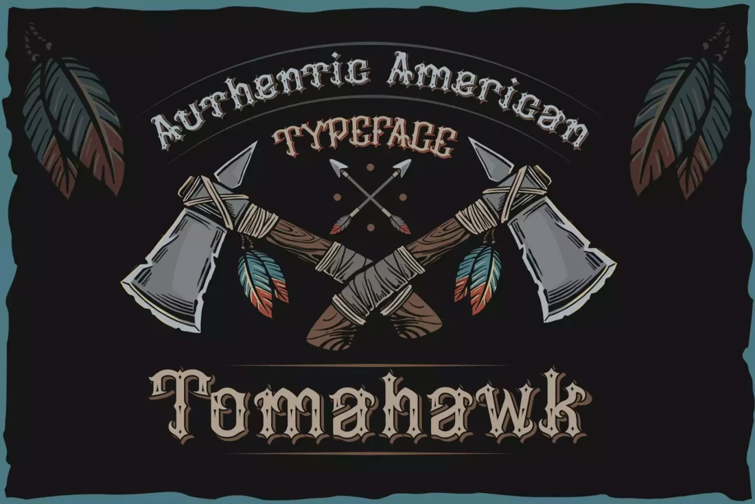 Tomahawk Typeface | Design Shack