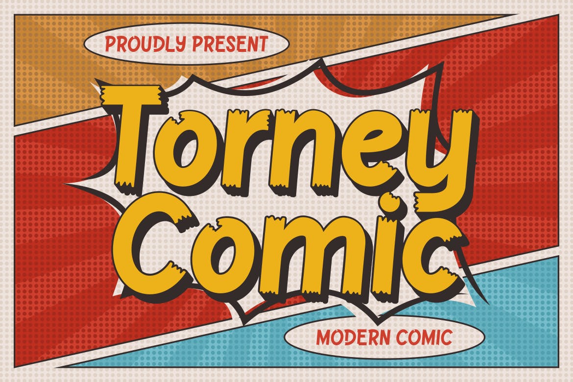 Torney Comic - Modern Superhero Font