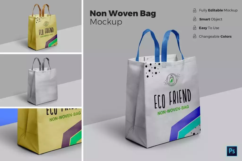 Non woven bag mockup hotsell