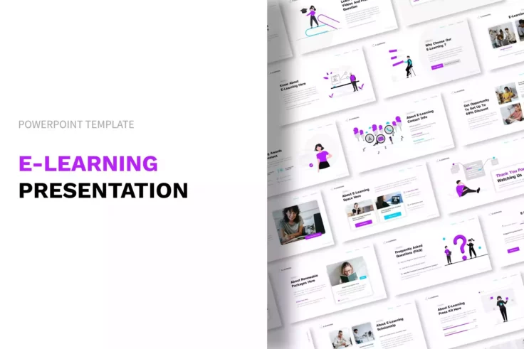 View Information about Online Training PowerPoint Template