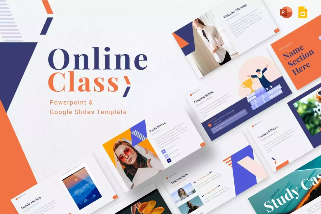 Online Class PowerPoint Template | Design Shack